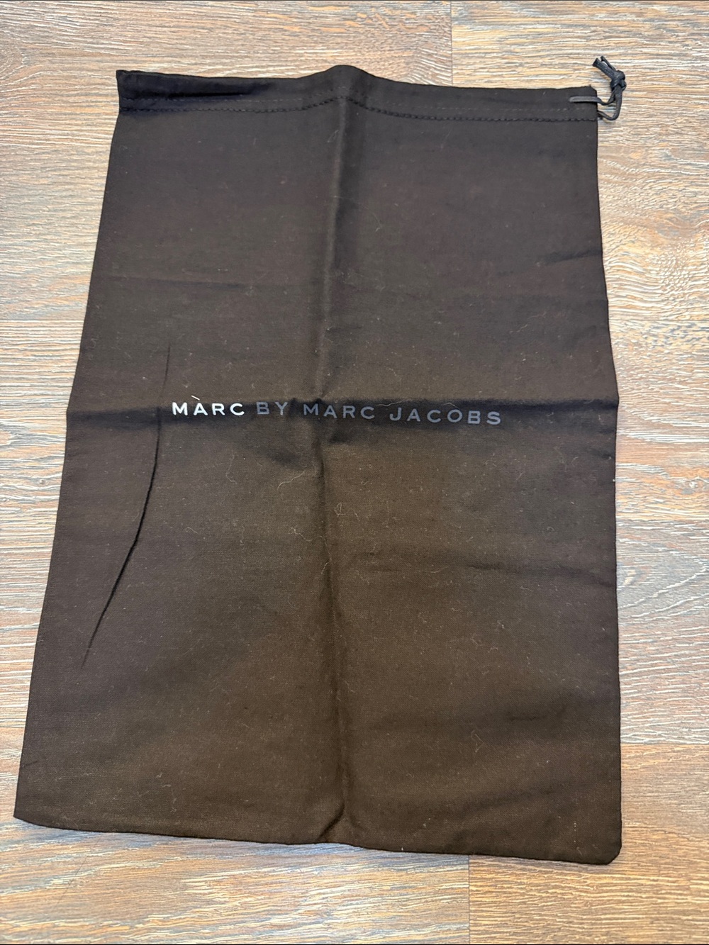 Marc By Marc Jacobs Black Logo Drawstring Pouch